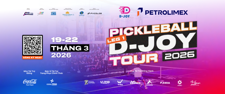 Pickleball D-Joy Tour 2026 Leg 1 | Petrolimex Cup