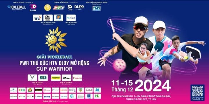 Giải PICKLEBALL PWR THỦ ĐỨC HTV DJOY MỞ RỘNG CÚP WARRIOR